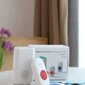 Wireless Emergency Call Button Caregiver Smart Pager Elderly Disabled Patient Personal Alert Call