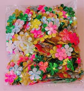 Sỉ bịch 500g 1kg hoa thiếc 5 cánh nhiều màu làm hoa làm cây trang trí phụ kiện thủ công handmade tiện lợi