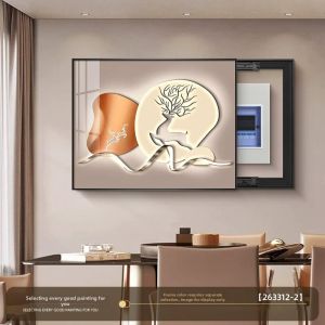 Luxurious and Modern Electric Box Cover Mural