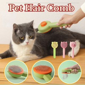 Pet Cat Comb Brush Dog Brush Grooming Cleaning Comb Hair Fur Shedding Tool Cat Hair Brush Comb