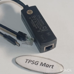Thiết bị POE Splitter từ 48V ra 5V đầu cắm RJ45 đầu cắm nguồn Type C cho Camera
