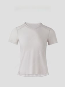 Romi Studio Skin-Feeling Ultra-Lightweight Sporty Short-Sleeve T-Shirt Mixed Fibers Soft Touch Casual Loose Fit Pure Color