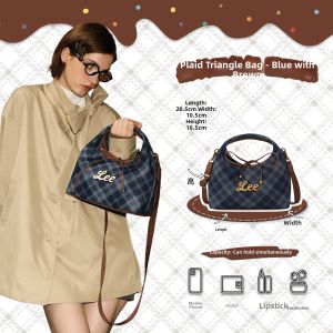 Lee | Vintage British Style Simple Fashion Triangle Crossbody Bag