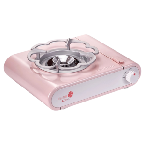 Iwatani | Portable Camping Gas Stove with Sakura Pink