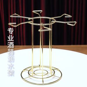 ที่แขวนแก้วไวน์ สไตล์ยุโรปย้อนยุค ช่วยให้การจัดเก็บสะดวก วัสดุเหล็กแข็งแรงและทนทาน