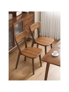  YYBAIO | Retro Italian Simple Style Wooden Dining Chair