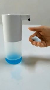 400ml Touchless Automatic Sensor Soap Dispenser USB Rechargeable Smart Infrared Sensor Liquid Foam Soap Dispenser Pump Hand Sanitizer