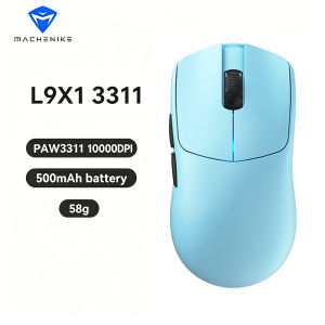 MACHENIKE L9X1 Wireless Gaming Mouse 52G Lightweight Design PAW3395 PAW3311 1000Hz Polling Rate Ergonomic Mouse for Office PC