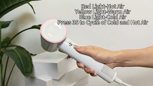 HIENA High Speed Hair Dryer Blower 200 Mil Negative Ion Professional Beauty Hair Care Quick Drying Salon Quick Drying 200 Million Ion 23m/s Airspeed