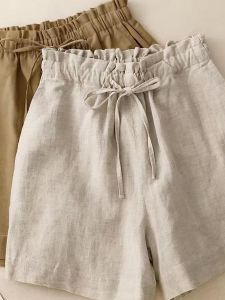 HUAXUNRAN | High Waist Comfortable Loose Summer Shorts for Moms Plus Size