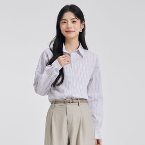 Blue Stripe Shirt for Business Casual Wear