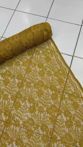 Kain Brokat / Bahan Brukat Meteran Untuk Kebaya dan Gamis