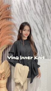 CRS - VINA INNER TOP KNIT / ANGEL LONGSLEEVE ATASAN MANSET -PN