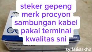 Steker Gepeng / Steker Biasa