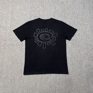 Plus Size New ADWYSD Fashion Sun Roll Print Short Sleeve Summer High Street Male and Female Couples Loose All-match Tshirt