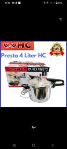 PANCI PRESTO HAPPYCALL 8 LITER dan 4 LITER STAILIS STAIL Merebus - Mengukus - Melunakan/ Presto secara cepat tidak perlu menunggu lama