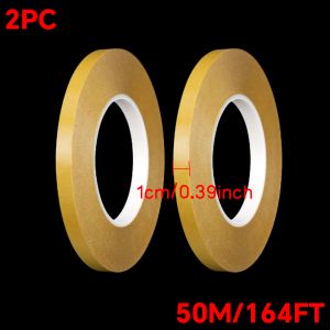 PET Double Sided Tape High Temperature Resistance No Trace Transparent Heat Resistant Strong Double-Sided Adhesive Tape