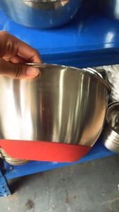 Stainless bowl with measurement