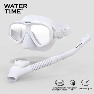 WATERTIME | Adult Myopic Full Dry Anti-Splash Snorkeling Set