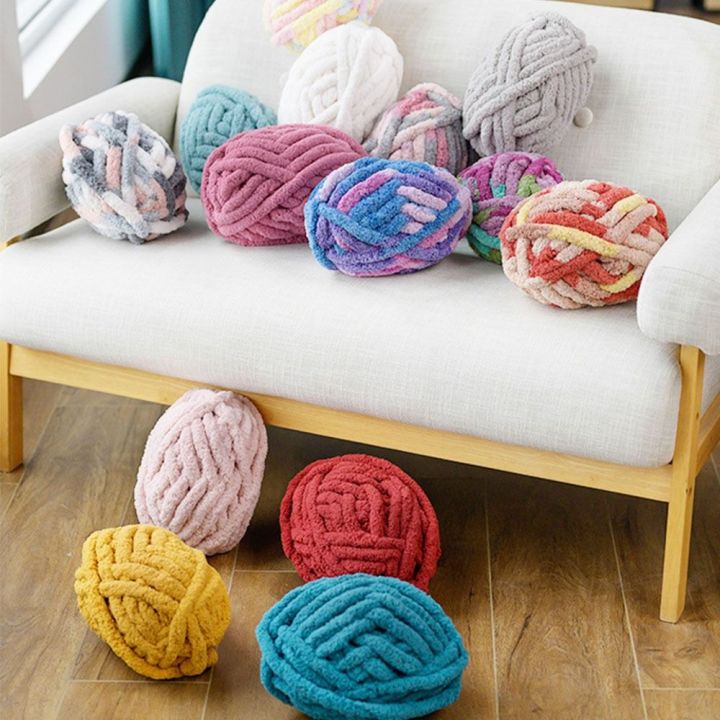226g/Ball%20Velvet%20Thick%20Super%20Bulky%20Chunky%20Yarn%20Hand%20Knitting%20Woven%20Thread%20Basket%20Blanket%20Carpets%20Giant%20Yarn%20Hand-knit%20Blanket%20-%20Image%204