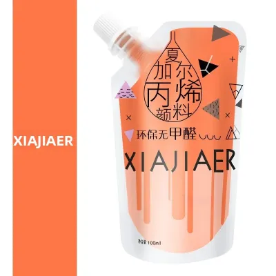 Bộ Sơn Acrylic 100ml 27 Màu Xiajiaer Bộ Dụng Cụ Vẽ Tranh Nghệ Thuật Tự Làm Vẽ Tranh Tường Tranh Trên Vải Kính Giấy