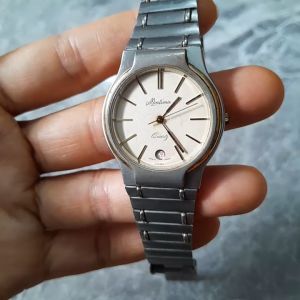 Đồng hồ nam nữ mortima máy Pháp có lịchsecond hand si nhật- đã qua sử dụng