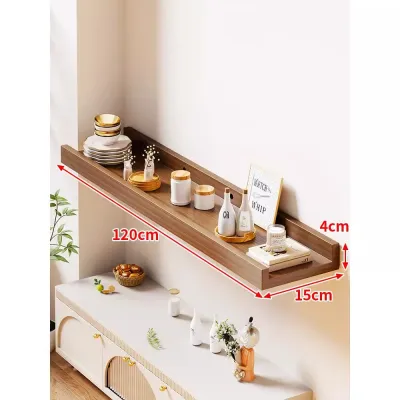 evesigar | Decorative Floating Wooden Shelf for Living Room and Bedroom