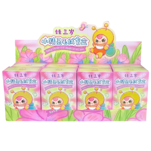 Baby Three Blind Box Little Elf Series Plush Toys Exquisite Doll Keychain Backpack Pendant Mystery Box Birthday gift for a Girl