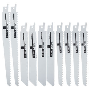 10 Chiếc Lưỡi Cưa Chuyển Động Qua Lại Đa Năng Cho Gỗ Kim Loại Cắt Ống Nhựa Sabre Saw Handsaw Công Cụ Điện Phụ Kiện