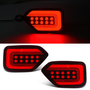 Đèn Phản Quang LED Cản Sau Xe Subaru Outback XV 2015-2023 12V Xi Nhan Động Đèn Phanh Cảnh Báo Phụ Kiện 3 Trong 1