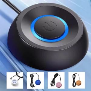 1.8M Computer Desktop Extension Cable Switch Round Startup Switch Home Office PC Motherboard External Start Power On/Off Button