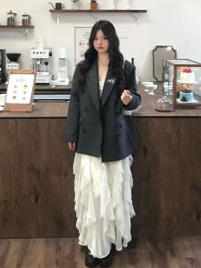 XUECAIQI | Autumn Chic French Style Suit Outfit