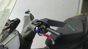 CNC Wind Wing Side Mirror For Motorcycle 180° Adjustable Universal Mirrors Aluminum Alloy For NMAX Aerox Adv High Quality