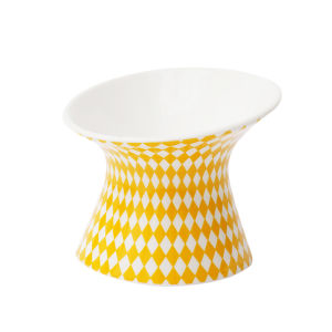 zeze | Elevated Ceramic Pet Bowl For Easy Drinking And Eating Protects Cervical Health