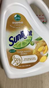 Nước rửa chén Sunlight thiên nhiên gừng 35kg.