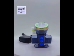 Đèn pin đội đầu siêu sáng kín nước pin sạc 8-10 công tắc đôi 3 chế độ sáng 806