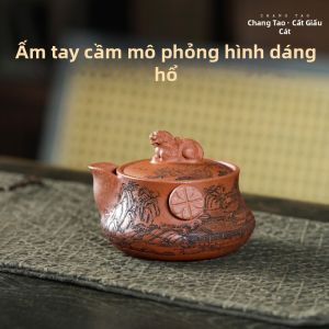 CHANGTAO | Bình Đun Trại Họp Làm Từ Đất Jiahong Với Thiết Kế Hình Thú 140cc