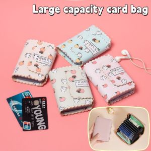 Belfoyer Cartoon rabbit and puppy wallet ultra-thin short bag large capacity multi slot portable ID bag