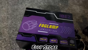 IBEZ XENOVA 100-Foglamp 3inc Red Lens Universal