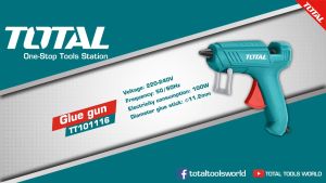 Súng bơm keo nhựa 100W HÀNG CHÍNH HÃNG Total TT101116