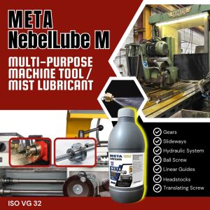 Multi-Purpose Machine Tool (Mist) Lubricant - META NebelLube M - ISO VG 32 - 1 liter