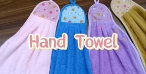 Ultra Thick Coral Velvet Soft Towel Kitchen Bathroom Hanging Hand Washcloth Tuala