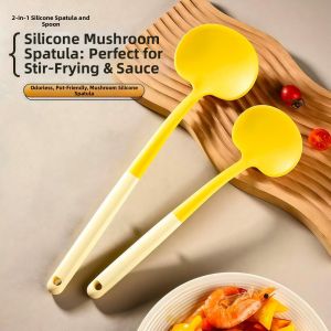 Food Grade Heat Resistant Cooking Spatula Mushroom Shape