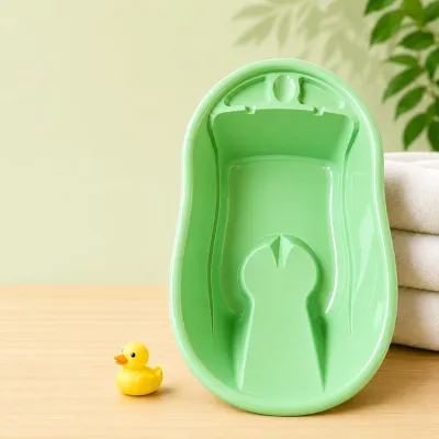 Bak Mandi Bayi Polin Nyaman Aman dan Praktis Desain Ergonomis Bahan Aman Anti Slip Praktis Cocok untuk Usia 0-24 Bulan