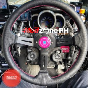 PINK NARDI SPORTS STEERING WHEEL 14inch DIAMETER MADE IN THAILAND