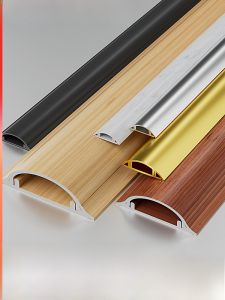 Aluminum Alloy Wire Slot Self-Adhesive Surface Mount Cable Management System Invisible Storage Organizer for Household Wiring