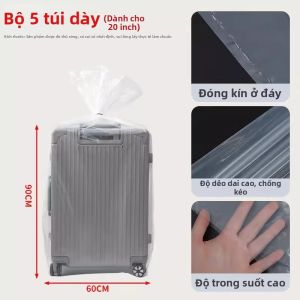 Bao Che Vali Chống Bụi Dày Trong Suốt PC