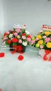 [TẶNG KÈM TÚI VÀ THIÊP] LÃNG  hoa sáp cao cấp mix nhiều màu cực xinh  DONA ART  LH 200 làm  quà tặng 20/10  20/11  14/2  8/3 sang trọng  và ý nghĩa
