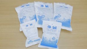 100pcs Ice Gel Lembaran Pack Bag 100 200 400 600ml Cooler Dry Ice Thermal Pack Jelly Kantong Pendingin Es