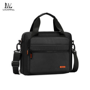 LouisWill Mens Shoulder Bag Business Laptop Bag Fashion Waterproof Messenger Bag Portable Travel Bag Large Capacity Handbag Cross Body Bag Lightweight Casual Bag Leisure Sport Street Bag